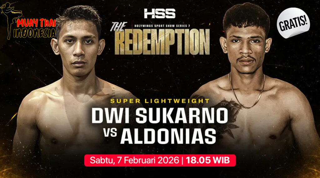 Muay Thai Indonesia Rematch Dwi Sukarno vs Aldo Nias di HSS7 Ajang Balas Dendam Penuh Dendam